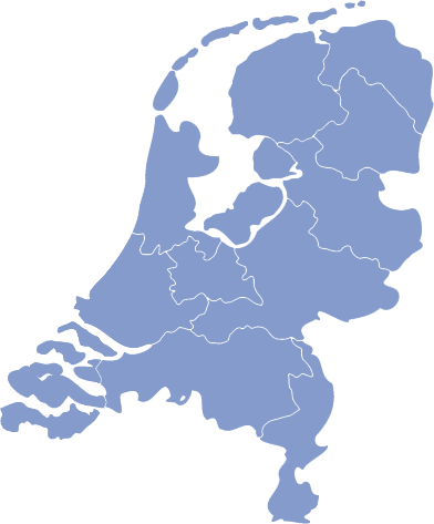 Kaart van Nederland